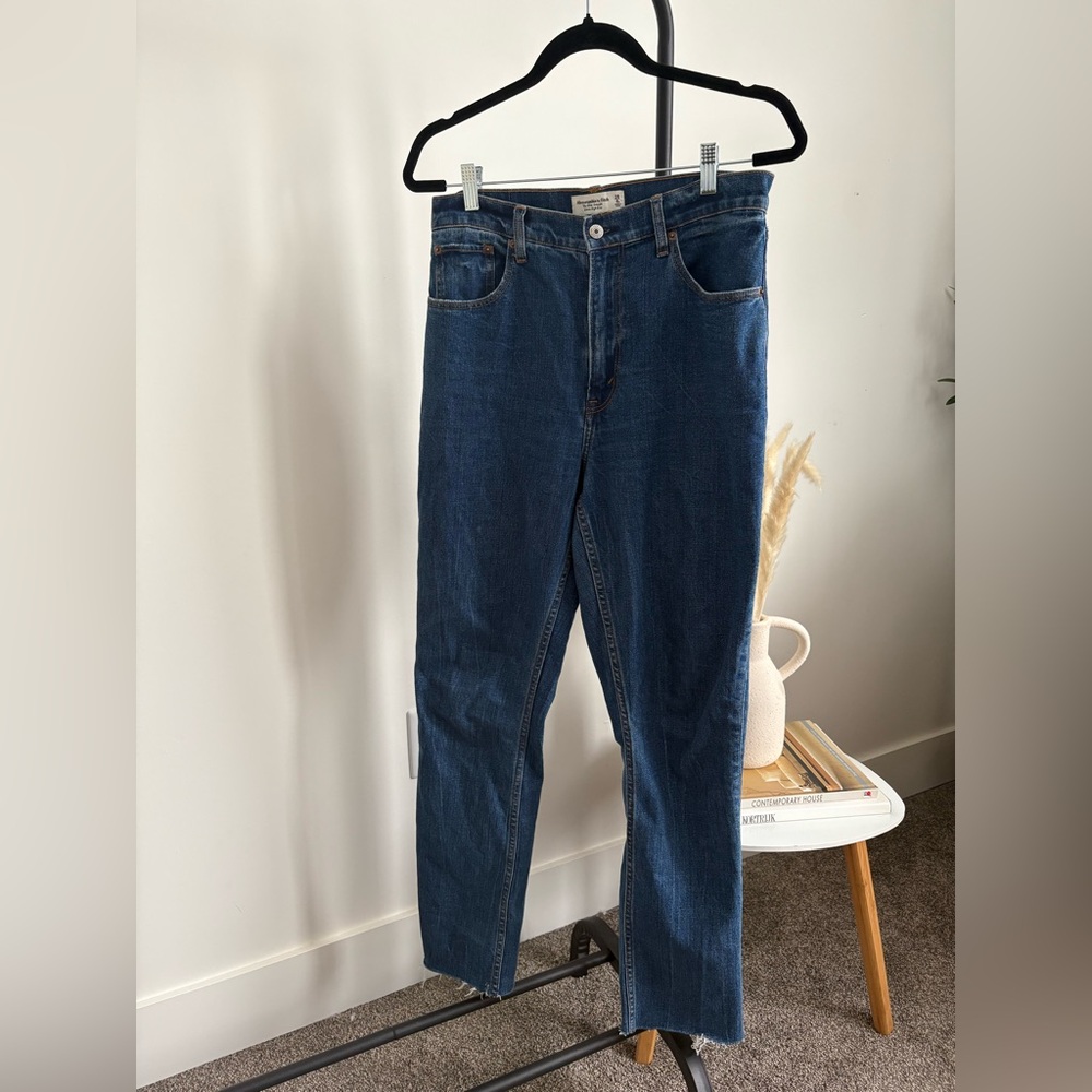 Abercrombie & Fitch Slim Straight Ultra High Rise - Curve Love - Picture 2 of 6